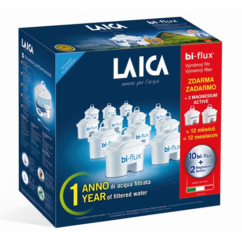 F12SES0 Bi-flux filtr 10 ks + 2 ks Magnesiumactive Laica F12SES0 Bi-flux filtr 10 ks + 2 ks Magnesiumactive Laica