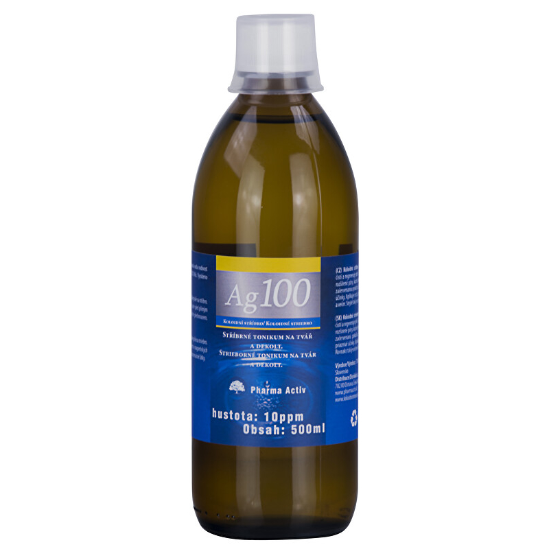 Koloidní stříbro Ag100 (50ppm) Pharma Activ - 500 ml