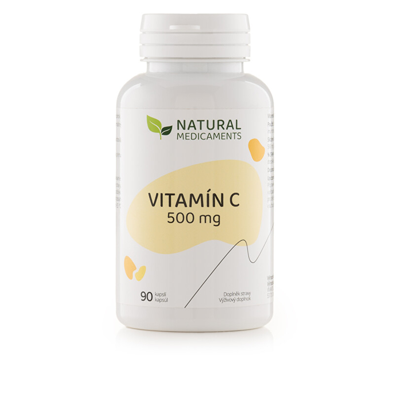 Vitamín C 500 mg Natural Medicaments - 90 kapslí Vitamín C 500 mg Natural Medicaments - 90 kapslí