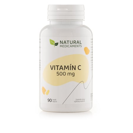 Vitamín C 500 mg Natural Medicaments - 90 kapslí