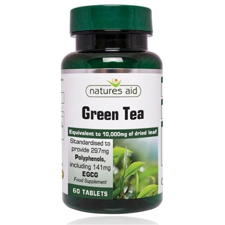 Zelený čaj 10 000 mg / Natures Aid - 60 tablet