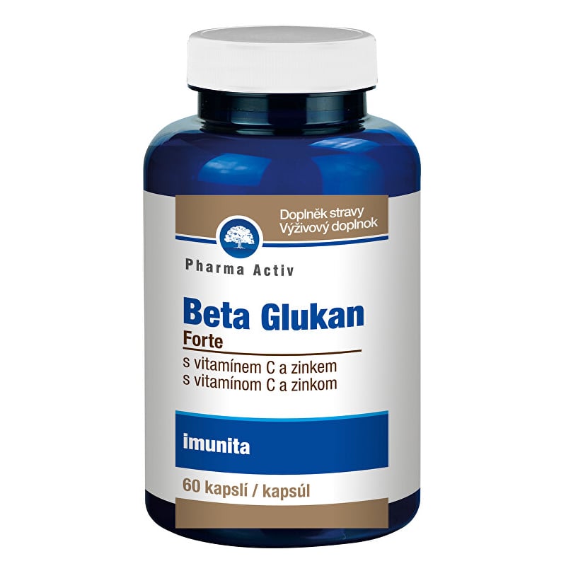Beta Glukan Forte, Pharma Activ - 60 kapslí Beta Glukan Forte, Pharma Activ - 60 kapslí
