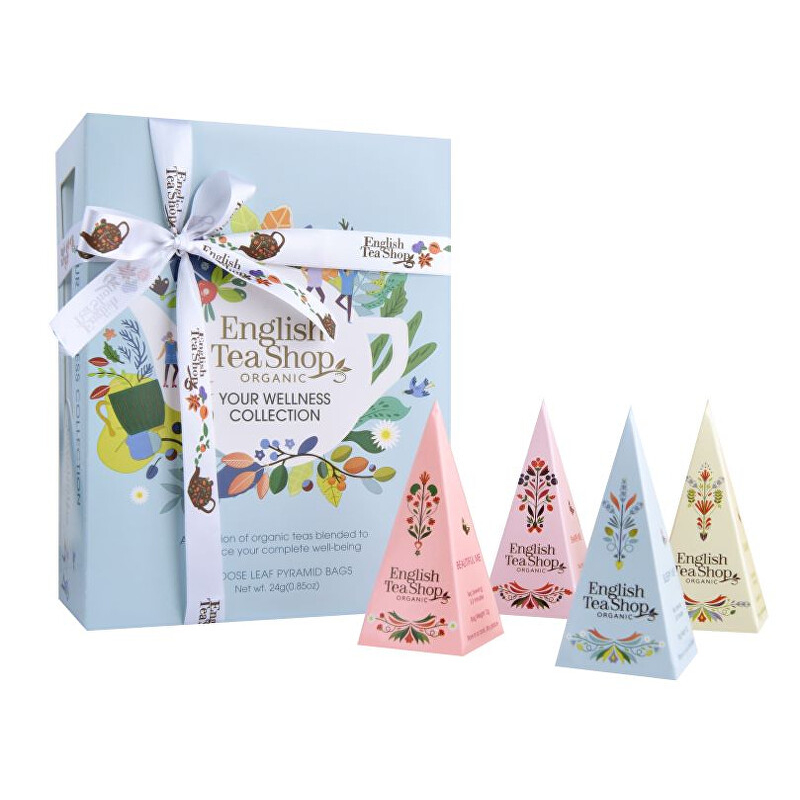 Dárková kolekce Your wellness modrá BIO English Tea Shop - 12 pyramidek Dárková kolekce Your wellness modrá BIO English Tea Shop - 12 pyramidek
