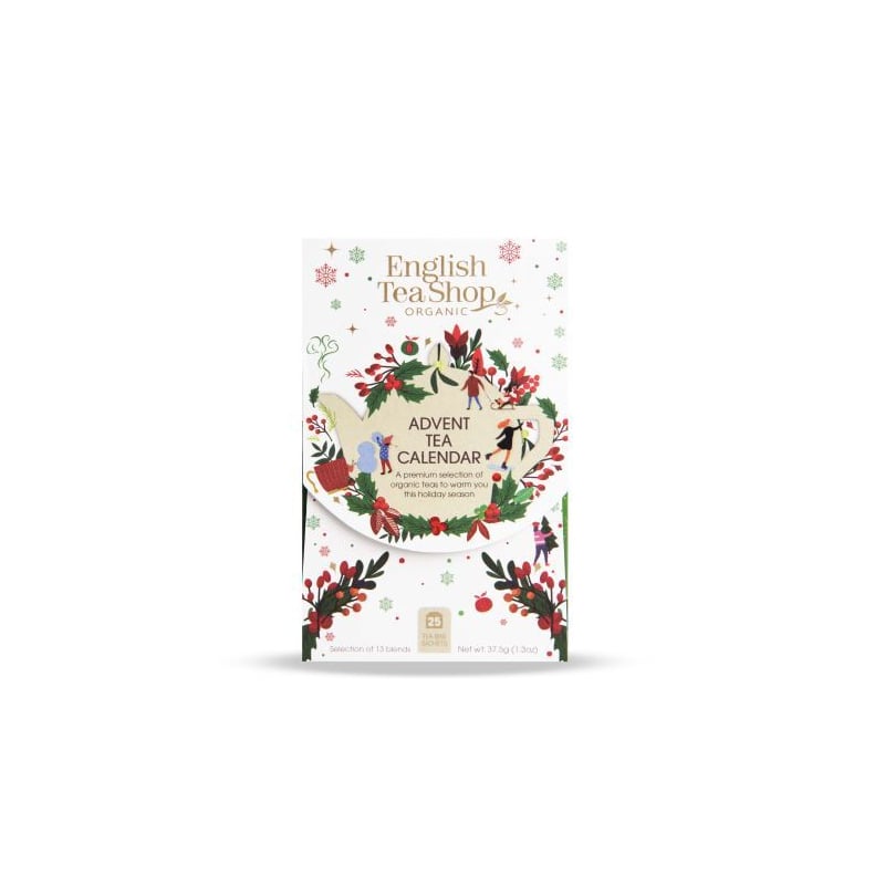 Adventní kalendář Bílá krabička English Tea Shop - 25 sáčků Adventní kalendář Bílá krabička English Tea Shop - 25 sáčků