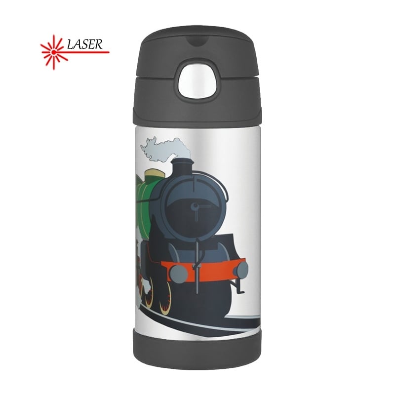 Dětská termoska s brčkem / vlak Thermos