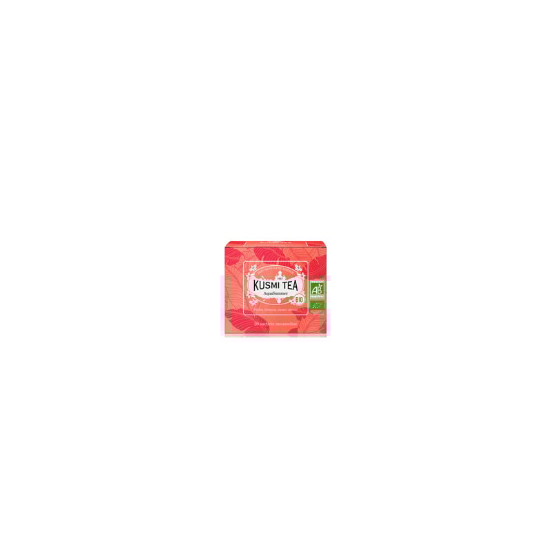 Aqua Summer BIO 20 mušelínových sáčků Kusmi Tea - 40 g