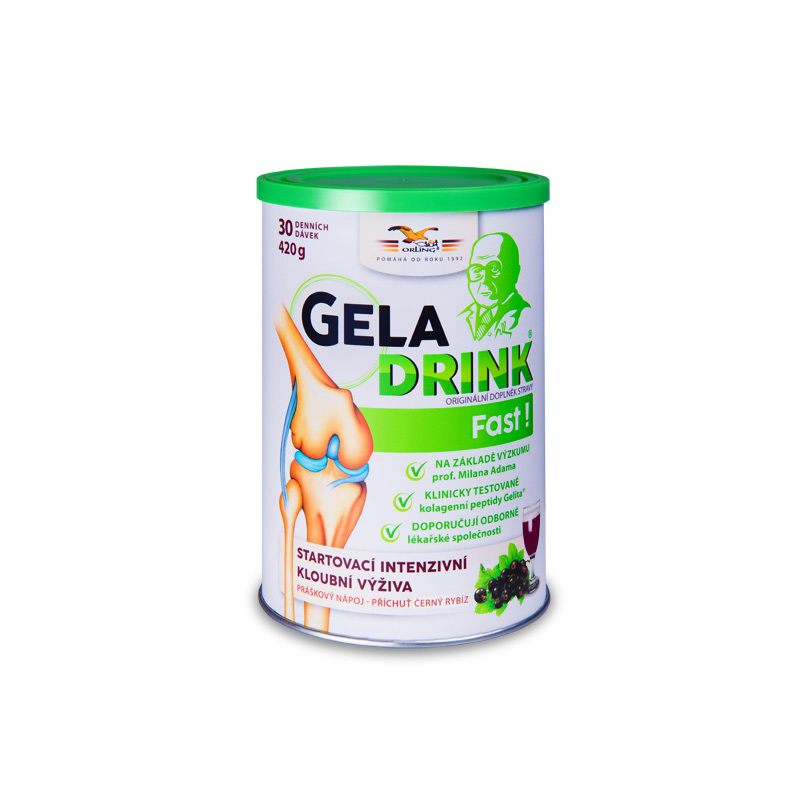 Geladrink Fast nápoj Geladrink / Příchuť: Černý rybíz - 420 g