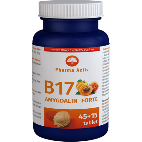 B17 Amygdalin Forte 45+ Pharma Activ - 15 tablet