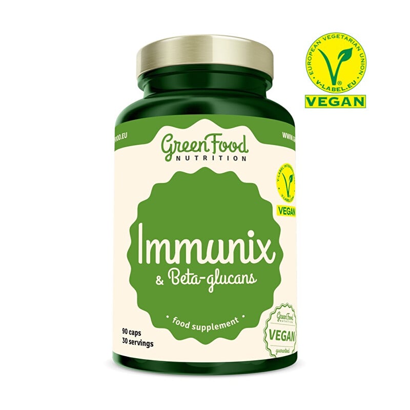 Nutrition Immunix & Beta-glucans GreenFood - 90 kapslí Nutrition Immunix & Beta-glucans GreenFood - 90 kapslí