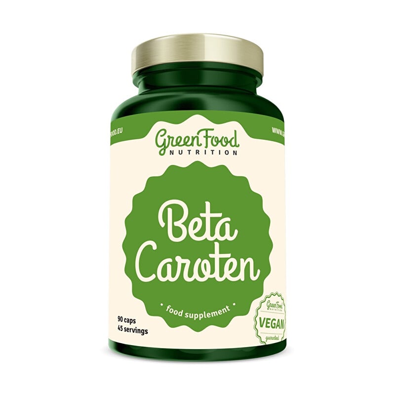 Nutrition Beta Caroten GreenFood - 90 kapslí Nutrition Beta Caroten GreenFood - 90 kapslí