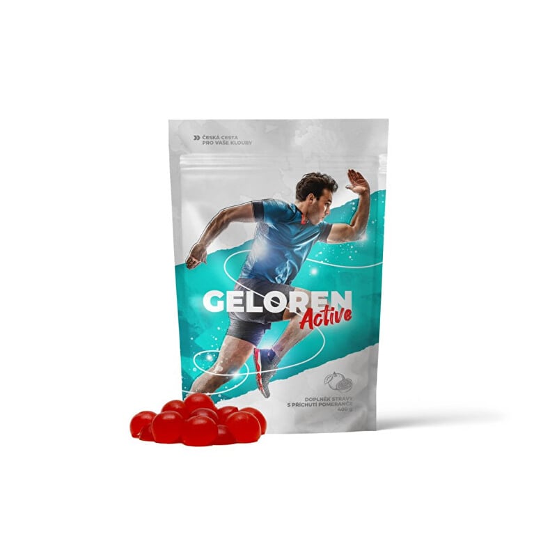 Geloren ACTIVE kloubní výživa s příchutí pomeranče Geloren - 90 ks Geloren ACTIVE kloubní výživa s příchutí pomeranče Geloren - 90 ks