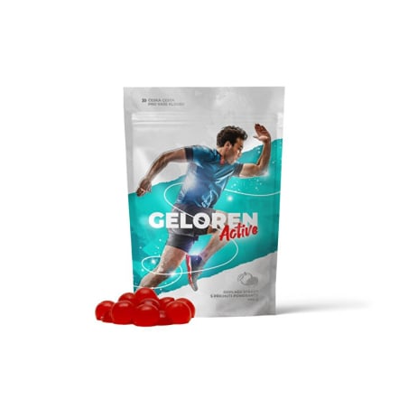Geloren ACTIVE kloubní výživa s příchutí pomeranče Geloren - 90 ks