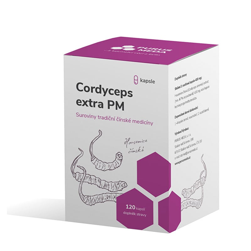 Cordyceps extra PM Purus Meda - 120 kapslí Cordyceps extra PM Purus Meda - 120 kapslí