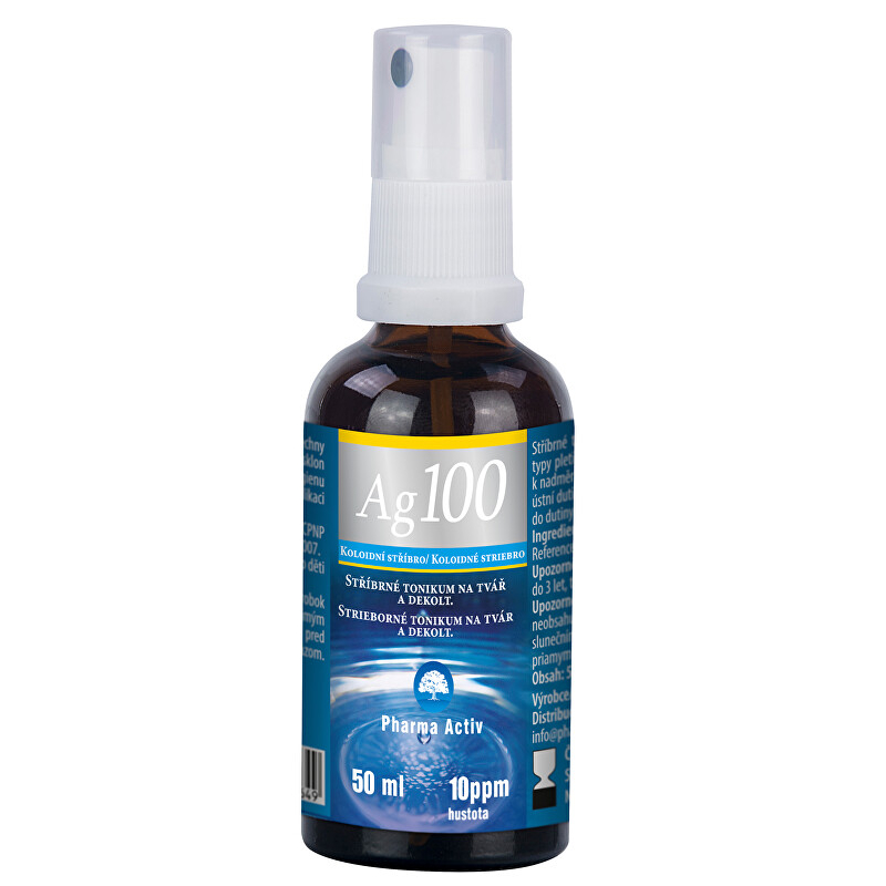 Koloidní stříbro ve spreji Ag100 (10ppm) Pharma Activ - 50 ml