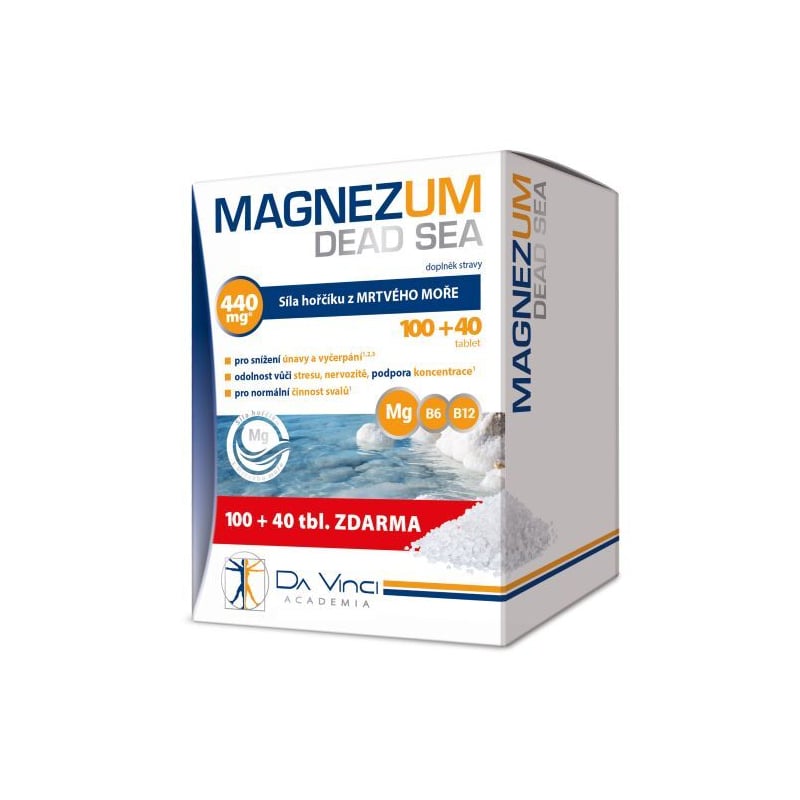 Magnezum Dead Sea 100 + Simply You - 40 tablet