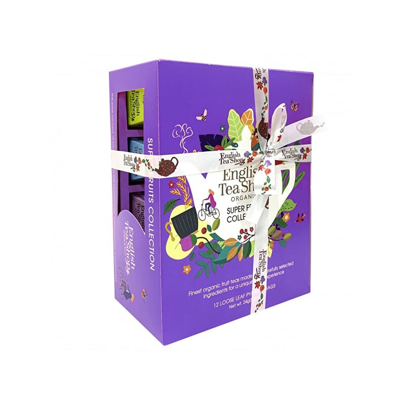 Dárková kolekce Super fruits modrá BIO English Tea Shop - 12 pyramidek Dárková kolekce Super fruits modrá BIO English Tea Shop - 12 pyramidek