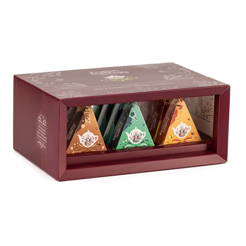 Dárková kolekce Super dobroty 12 pyramidek BIO English Tea Shop Dárková kolekce Super dobroty 12 pyramidek BIO English Tea Shop