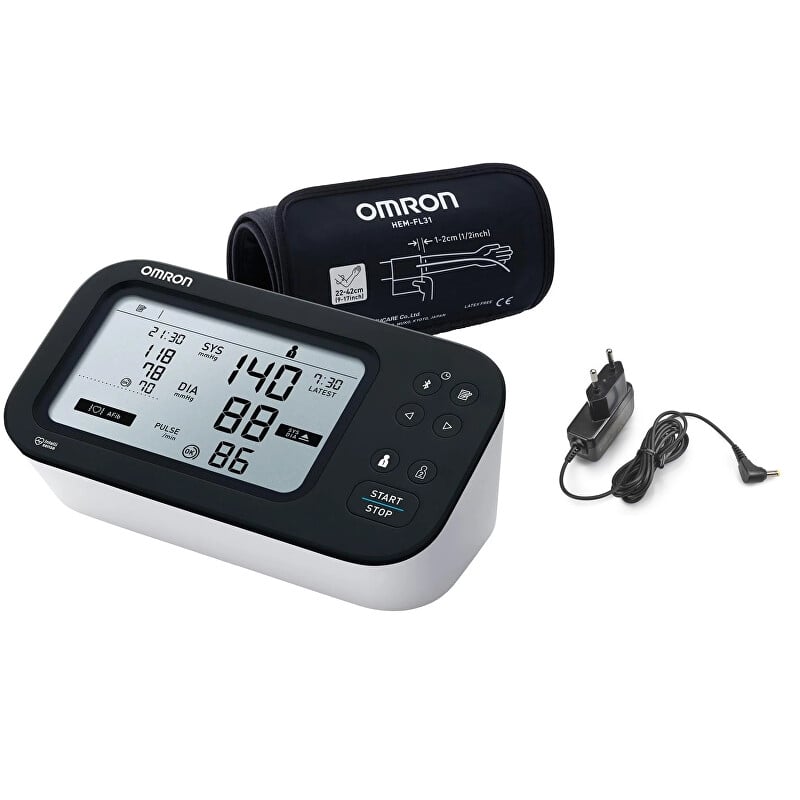 Tonometr OMRON M7 Intelli IT AFib + adaptér Omron Tonometr OMRON M7 Intelli IT AFib + adaptér Omron