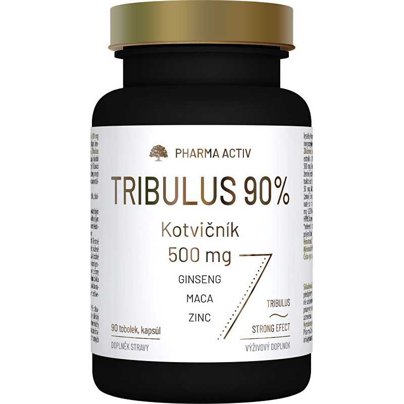 Tribulus 90% Kotvičník 500 mg Pharma Activ - 90 tobolek