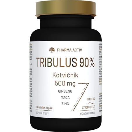 Tribulus 90% Kotvičník 500 mg Pharma Activ - 90 tobolek