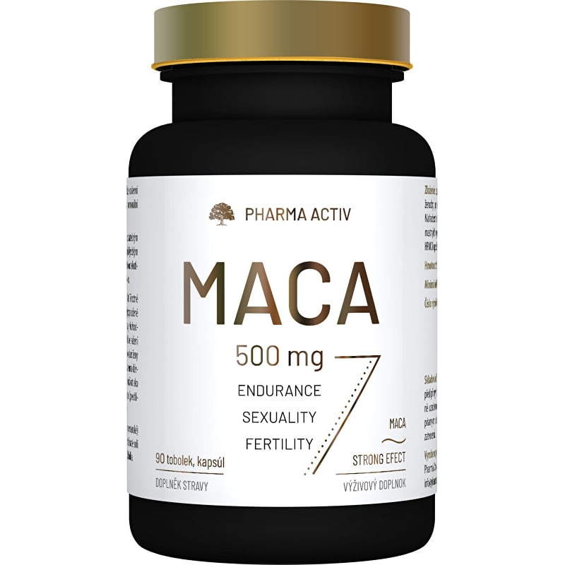 Maca 500 mg, Pharma Activ - 90 tobolek Maca 500 mg, Pharma Activ - 90 tobolek