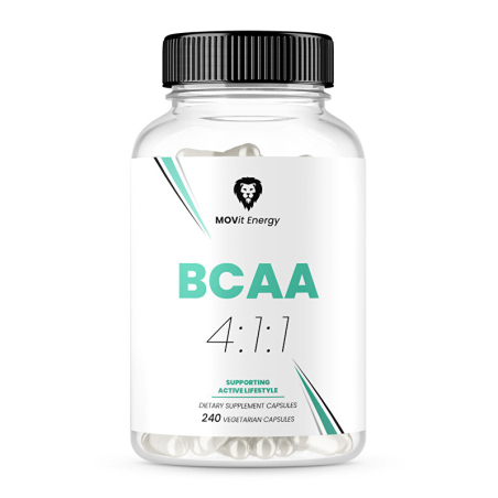 BCAA 4:1:1 240 vegetariánských kapslí MOVit Energy