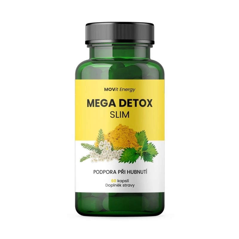 Mega Detox Slim MOVit Energy - 60 kapslí Mega Detox Slim MOVit Energy - 60 kapslí