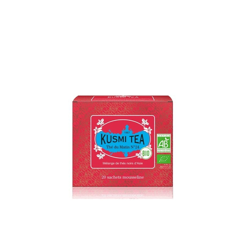 Russian Morning N°24 20 mušelínových sáčků BIO Kusmi Tea - 40 g Russian Morning N°24 20 mušelínových sáčků BIO Kusmi Tea - 40 g