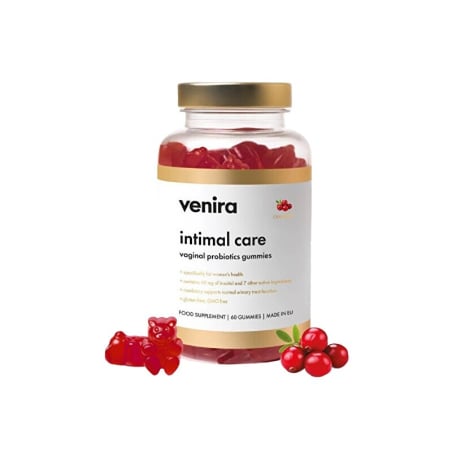 Intimal care / vaginal probiotics gummies / brusinka Venira - 60 ks