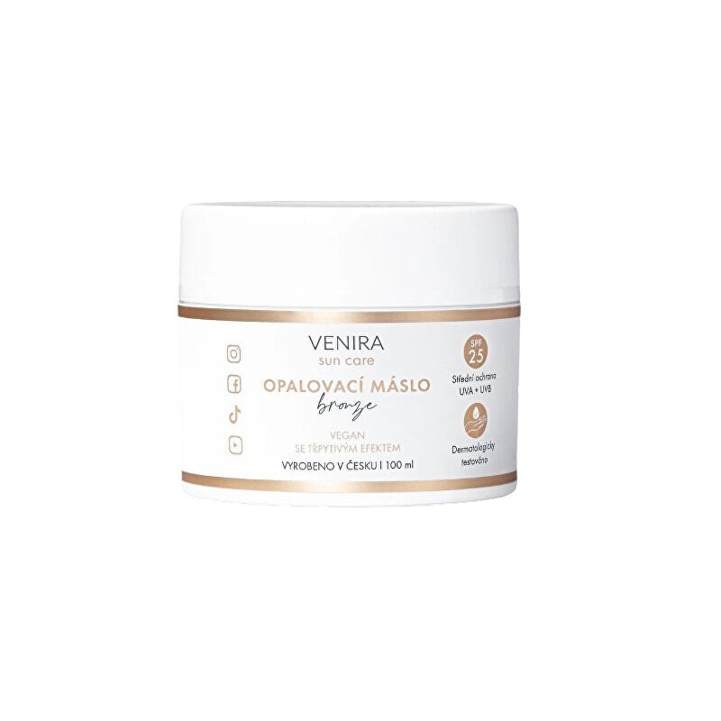 Opalovací máslo bronze s SPF 25 svěží tropické ovoce Venira - 100 ml Opalovací máslo bronze s SPF 25 svěží tropické ovoce Venira - 100 ml