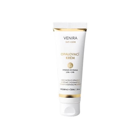 Opalovací krém SPF 50, Venira - 50 ml