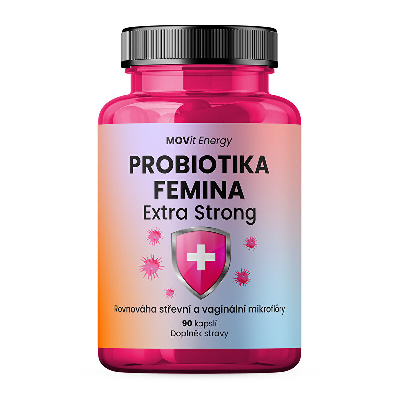 Probiotika Femina extra strong MOVit Energy - 90 kapslí Probiotika Femina extra strong MOVit Energy - 90 kapslí