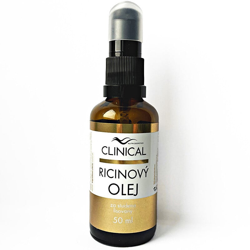 Ricinový olej za studena lisovaný Clinical - 50 ml Ricinový olej za studena lisovaný Clinical - 50 ml