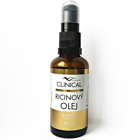 Ricinový olej za studena lisovaný Clinical - 50 ml