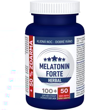 Melatonin Forte Herbal 100 + Clinical - 50 tablet