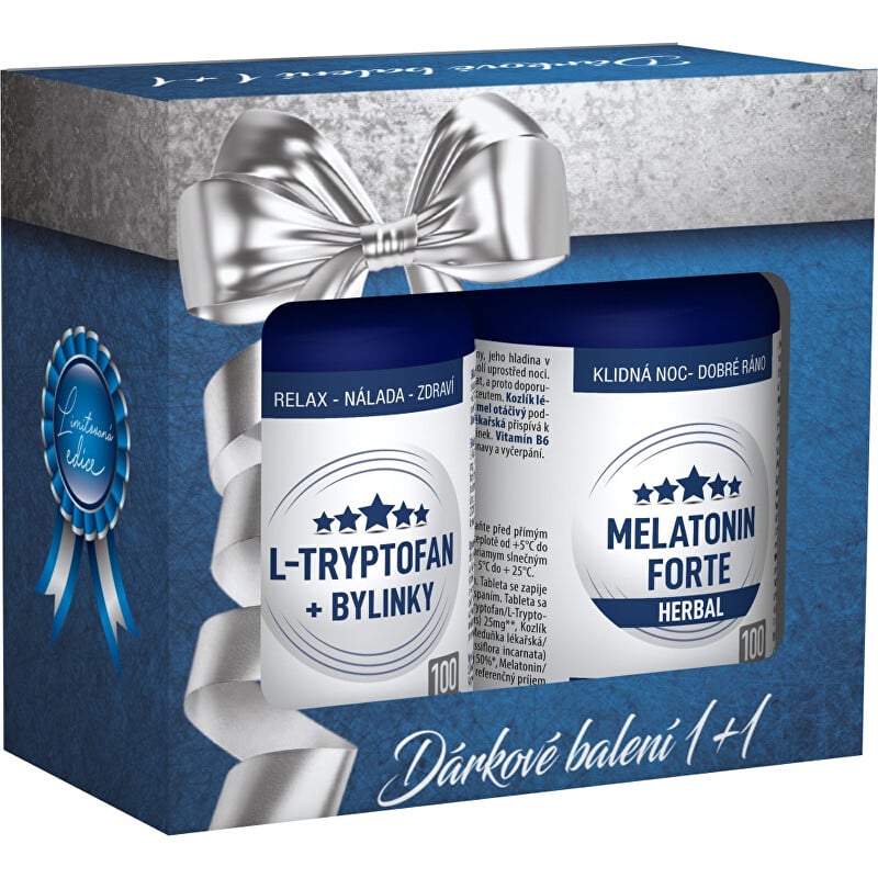 L-Tryptofan + bylinky + Melatonin Forte Herbal Clinical - 100 tablet