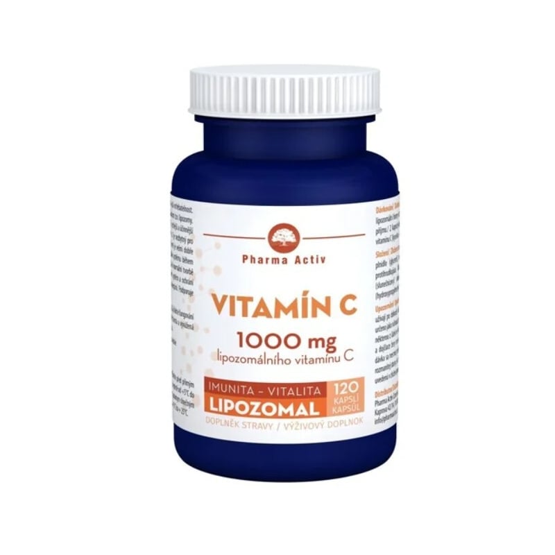 Lipozomal Vitamín C 1000 mg Pharma Activ - 120 kapslí Lipozomal Vitamín C 1000 mg Pharma Activ - 120 kapslí
