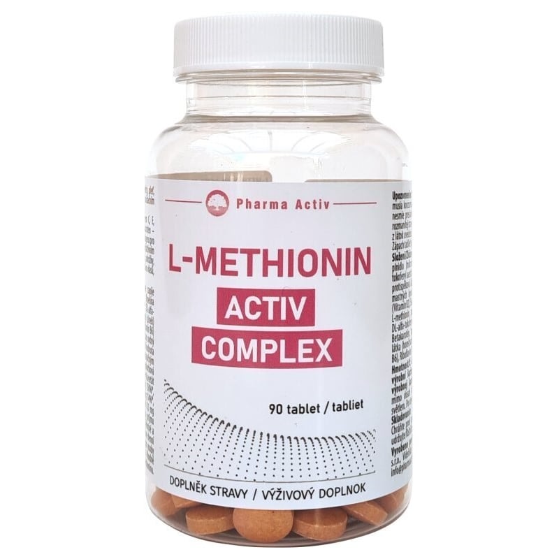 L-Methionin Activ Complex Pharma Activ - 90 tablet L-Methionin Activ Complex Pharma Activ - 90 tablet