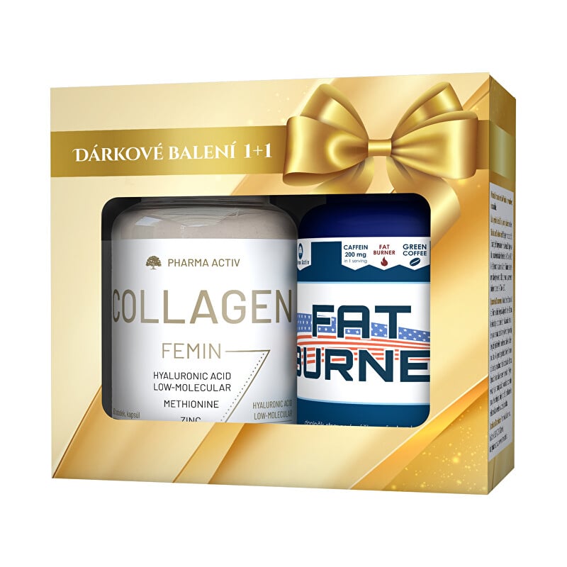 Collagen Femin 90 tobolek + Fat Burner Pharma Activ - 90 kapslí Collagen Femin 90 tobolek + Fat Burner Pharma Activ - 90 kapslí