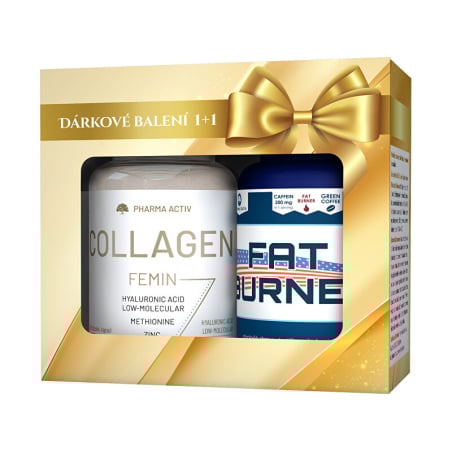 Collagen Femin 90 tobolek + Fat Burner Pharma Activ - 90 kapslí