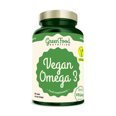 Vegan Omega 3 GreenFood - 90 kapslí