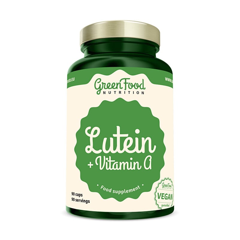 Lutein + Vitamin A GreenFood - 90 kapslí