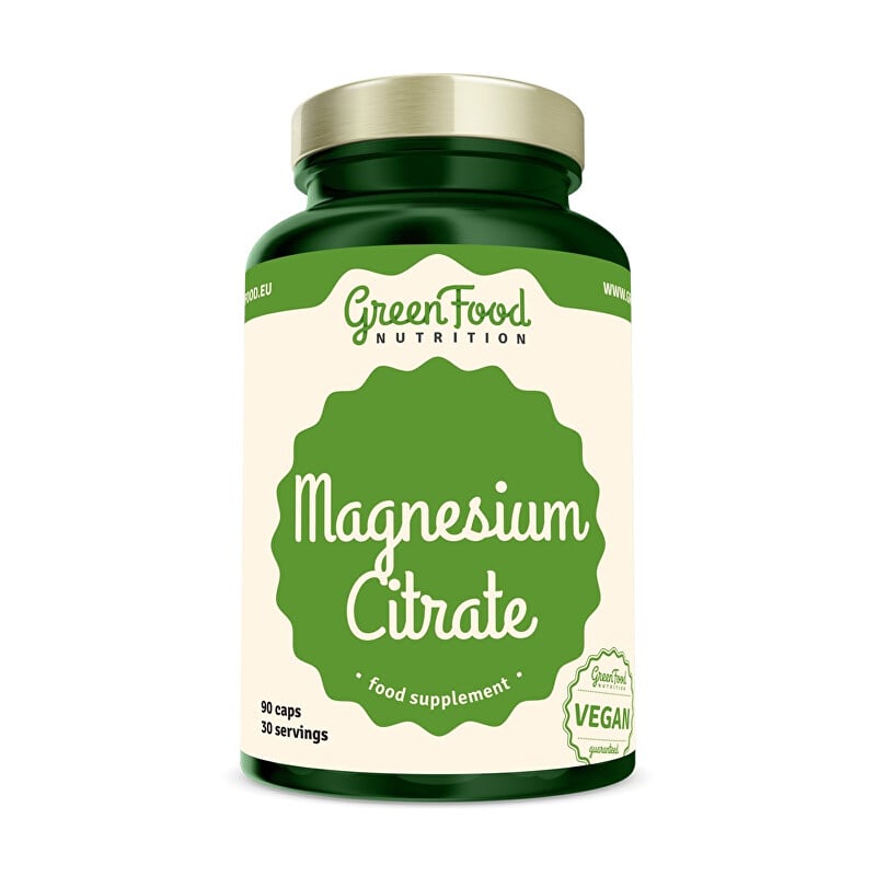 Magnesium Citrate GreenFood - 90 kapslí Magnesium Citrate GreenFood - 90 kapslí