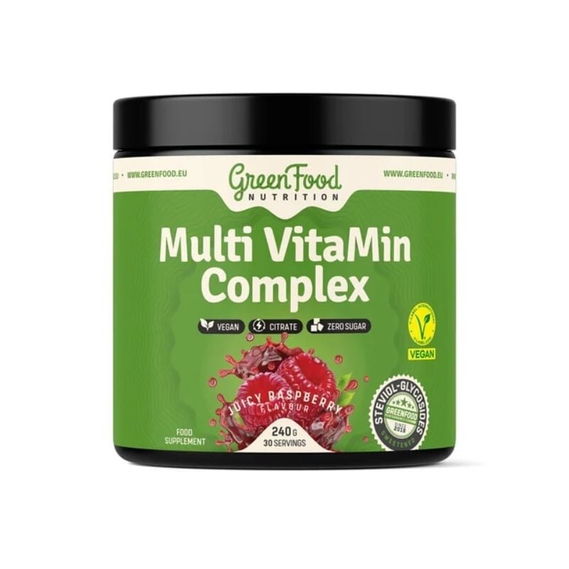 Multi VitaMin Complex 240 g Juicy raspberry GreenFood