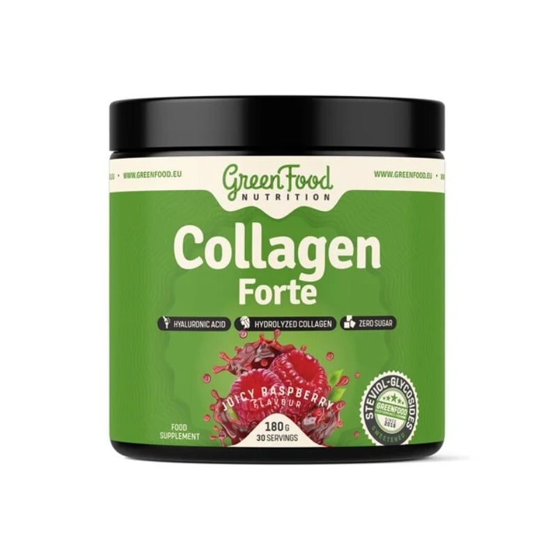 Collagen Forte 180 g Juicy raspberry GreenFood