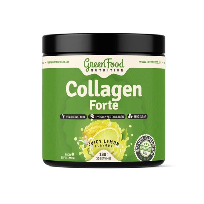 Collagen Forte 180 g Juicy lemon GreenFood Collagen Forte 180 g Juicy lemon GreenFood