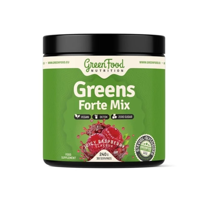 Greens Forte Mix 240 g Juicy raspberry GreenFood