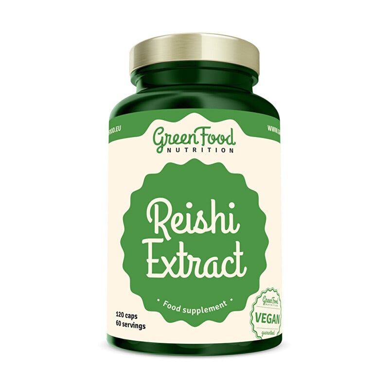 Reishi Extract GreenFood - 120 kapslí Reishi Extract GreenFood - 120 kapslí