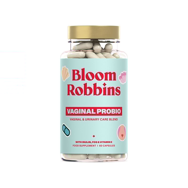 Vaginal probio / Probiotika pro vaginalní starostlivost s Inulinem Bloom Robbins - 60 tablet Vaginal probio / Probiotika pro vaginalní starostlivost s Inulinem Bloom Robbins - 60 tablet
