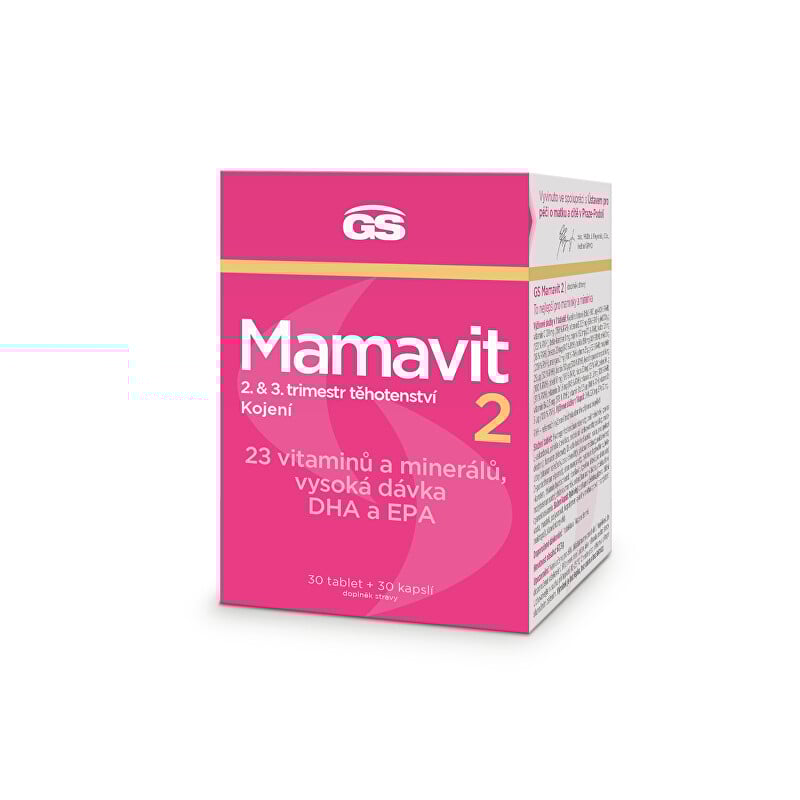 GS Mamavit 2 Těhotenství a kojení 30 tablet + GreenSwan - 30 kapslí
